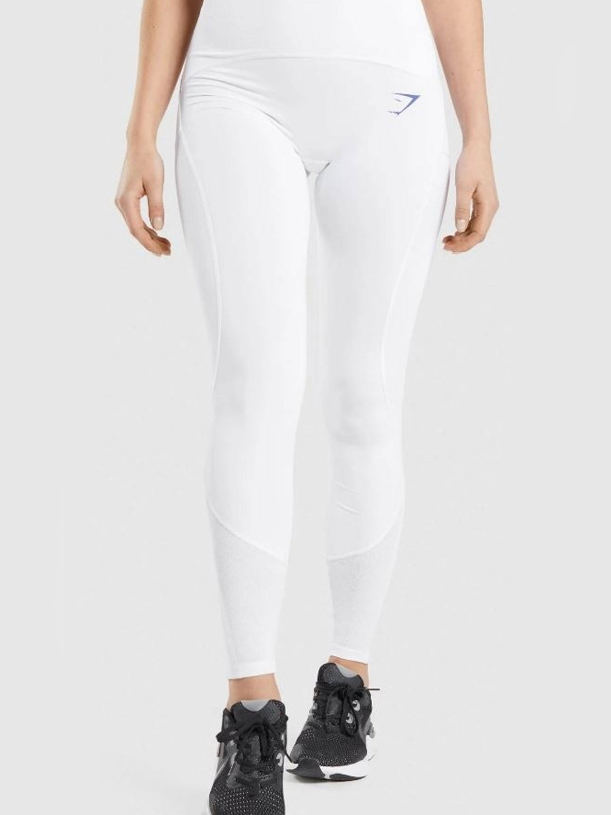 Image for Women's Brand Logo Printed Leggings,White