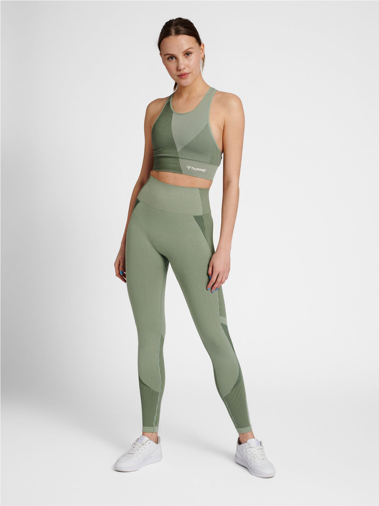 Image for Women's Textured Leggings,Green