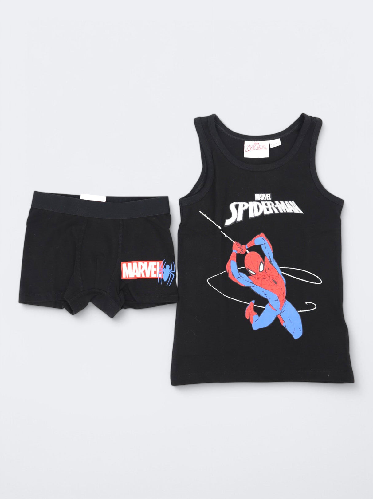 Image for Kids Boy's 2 Pcs Tank Top & Boxer Set,Black