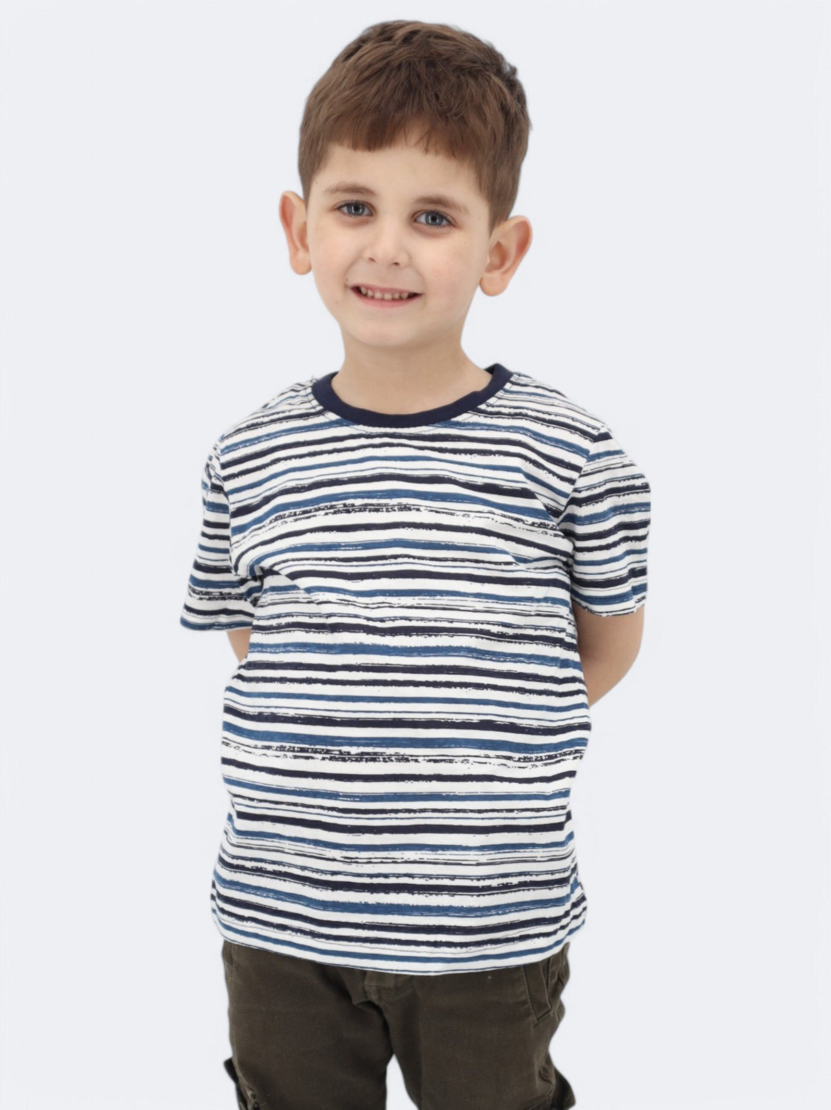 Image for Kids Boy's Striped T-Shirt,Multi