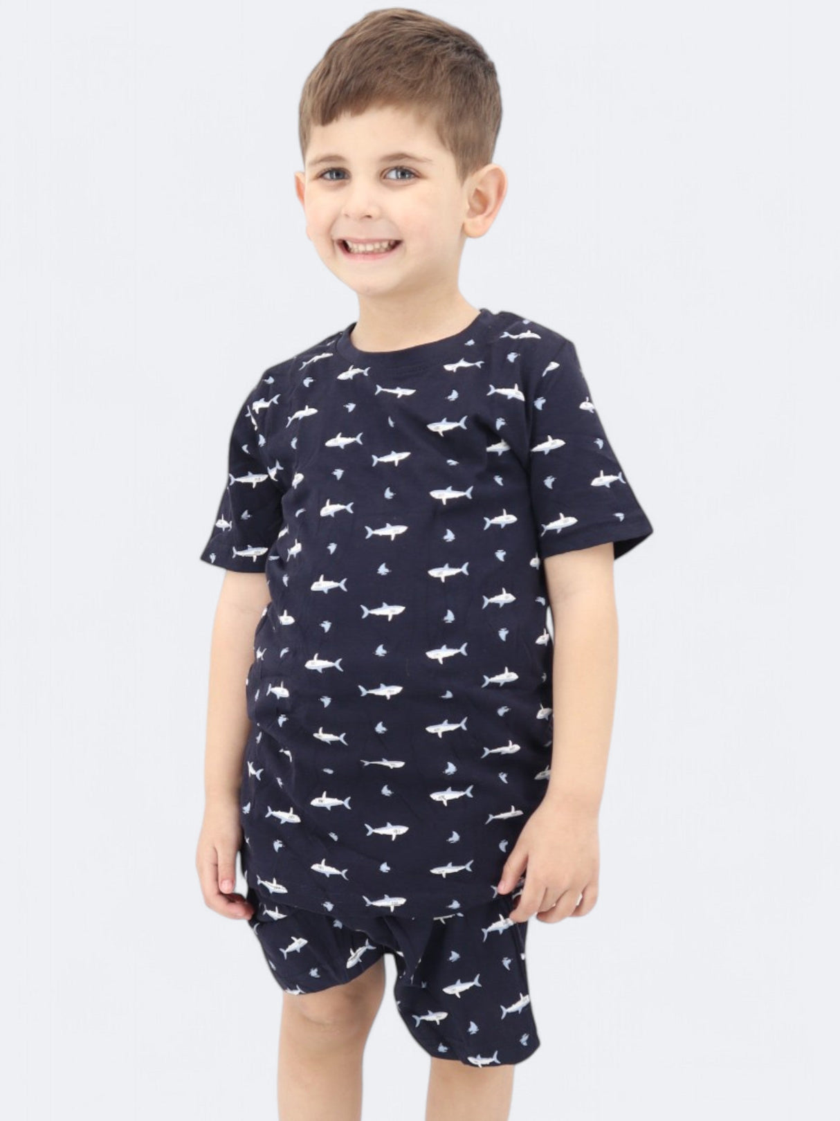 Image for Kids Boy's 2 Pcs Top & Bottom Set,Navy