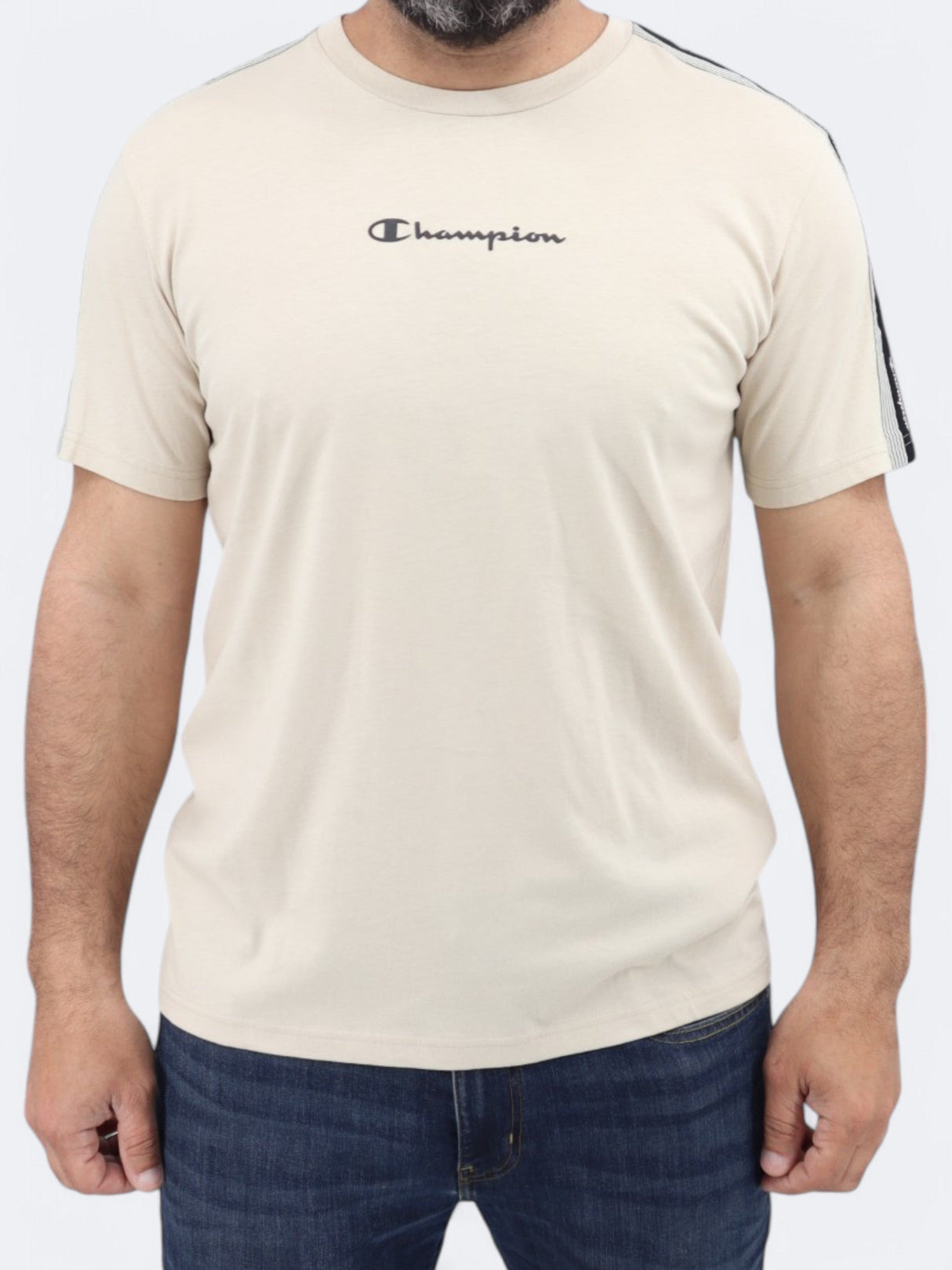 Image for Men's Printed T-Shirt,Beige