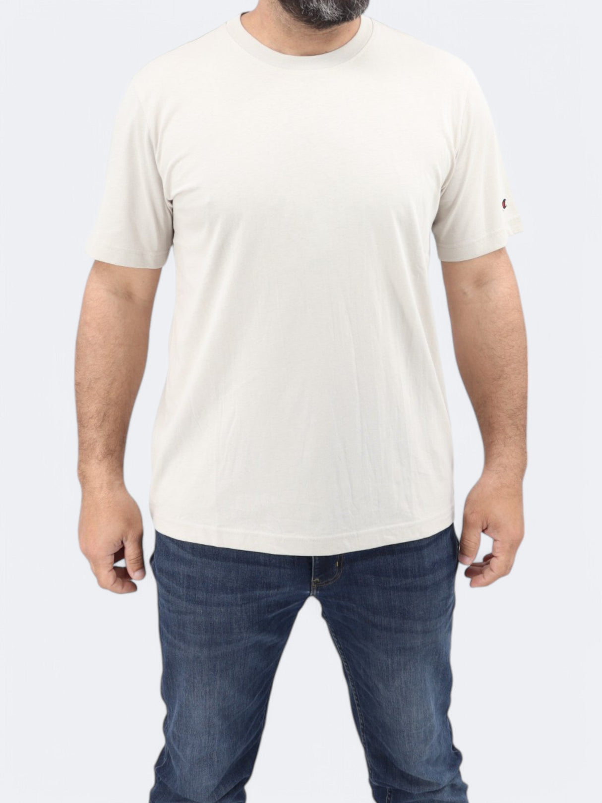 Image for Men's Plain T-Shirt,Stone