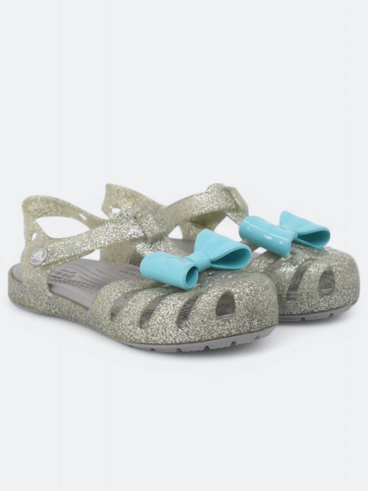 Image for Kids Girl's Glitter Slippers,Silver