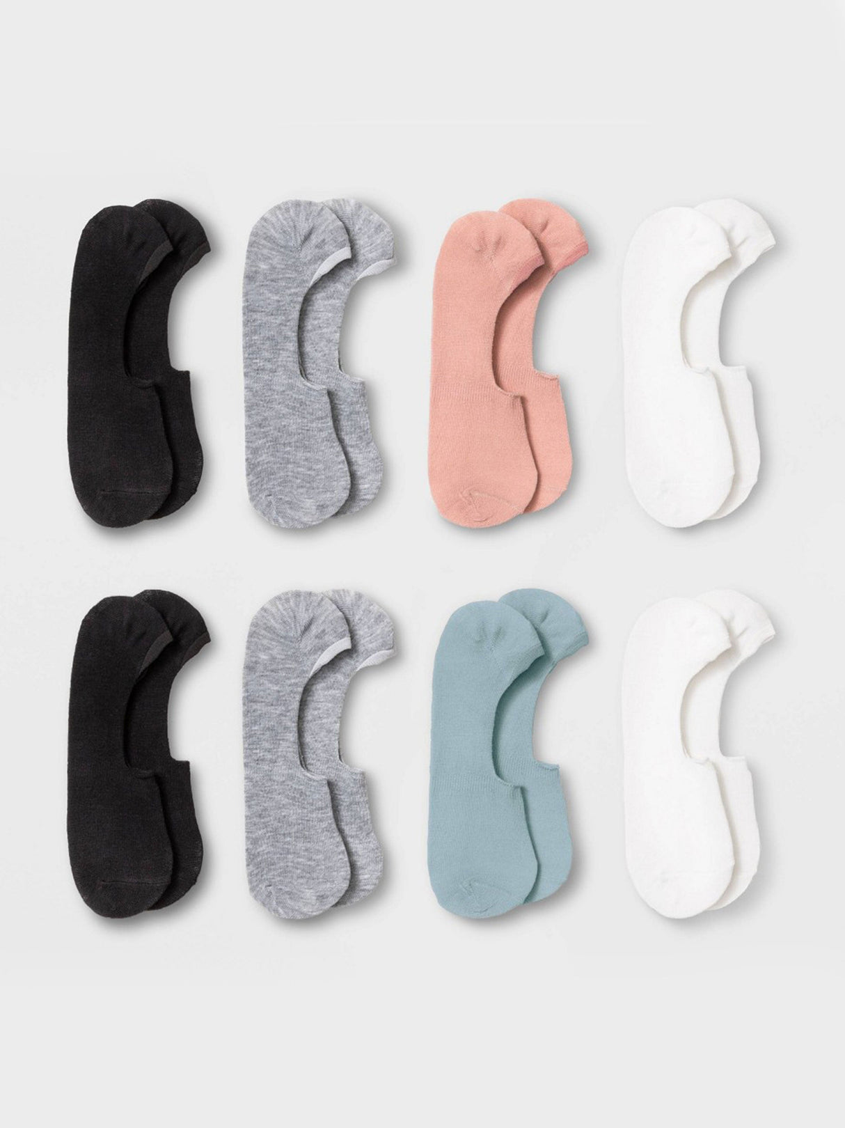 Image for Women's 8 Pairs Pain Socks,Multi
