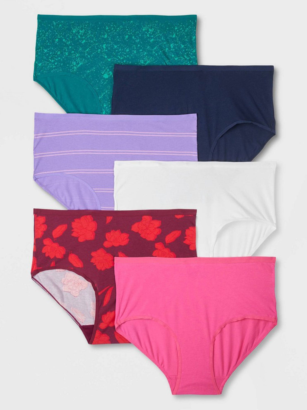 Image for Women's 6 Pcs Briefs Set,Multi