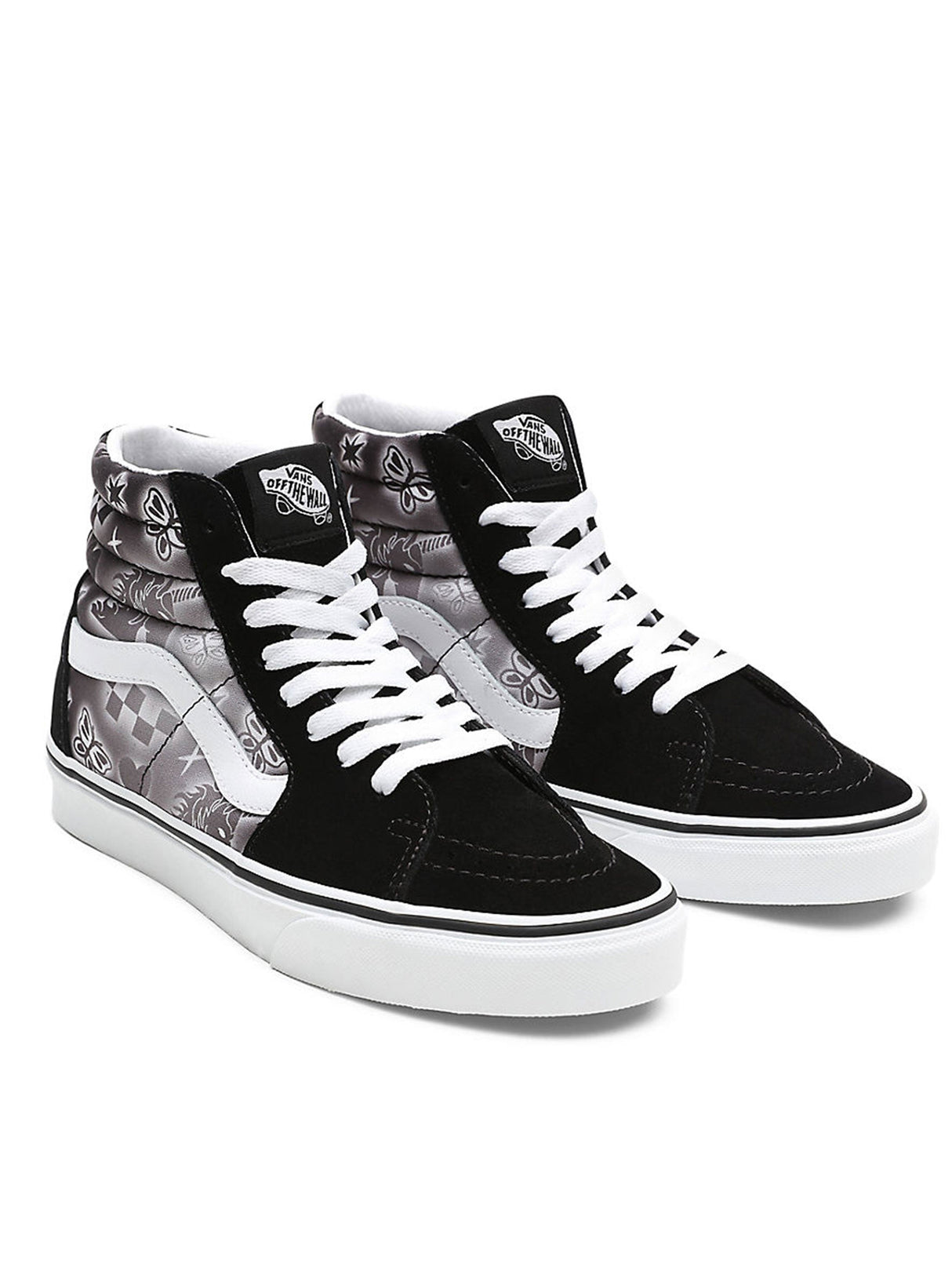 Image for Kids Girl's Graphic Printed High Sneakers,Black
