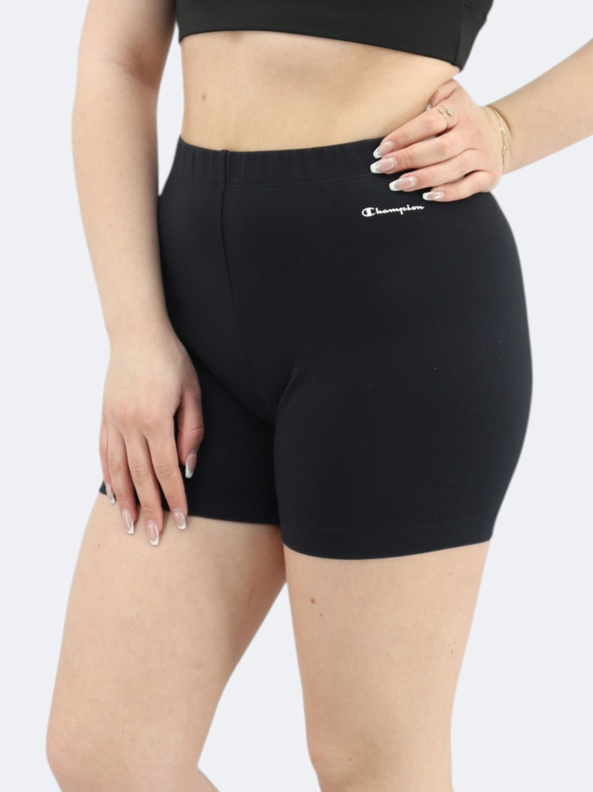 Image for Women's Printed Sports Shorts,Black