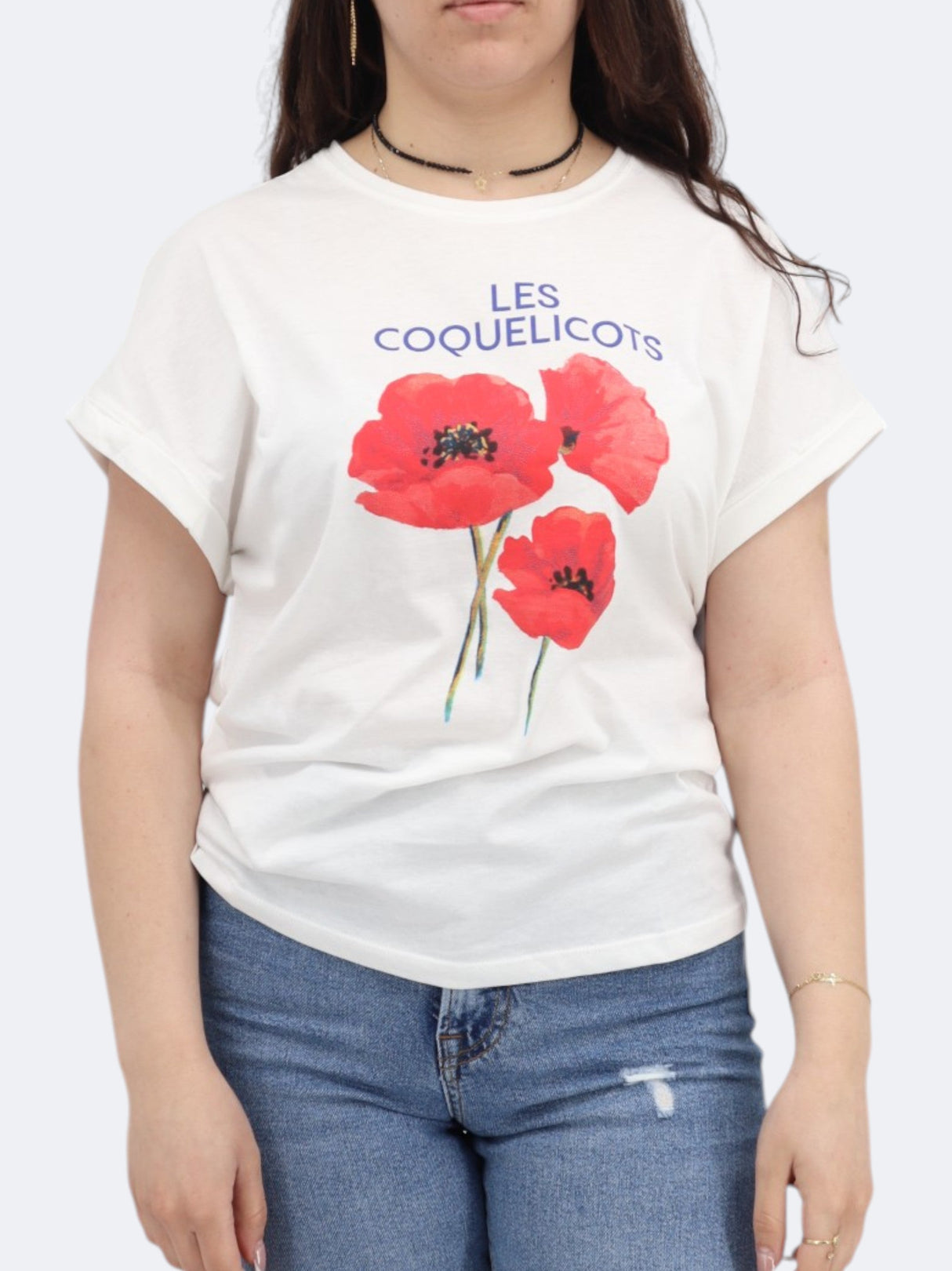Image for Women's Graphic Printed T-Shirt,White