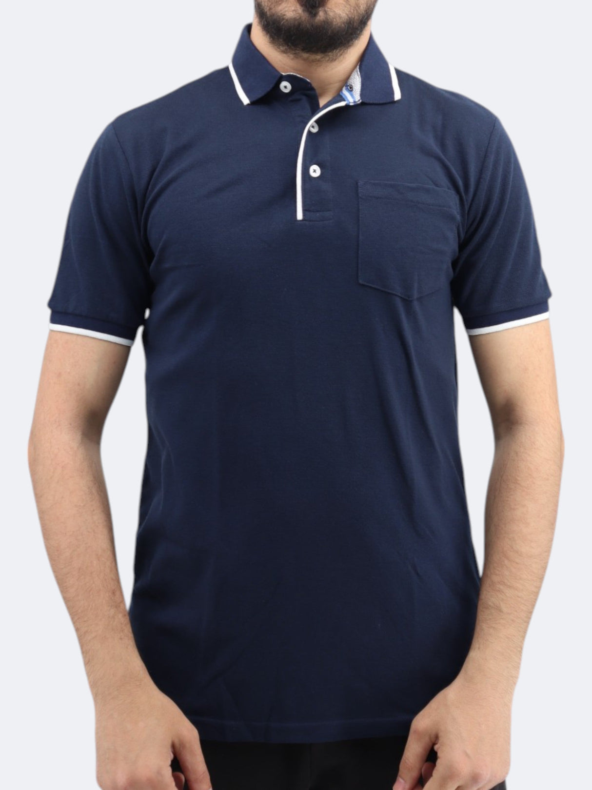 Image for Men's Side Pocket Polo T-Shirt,Navy