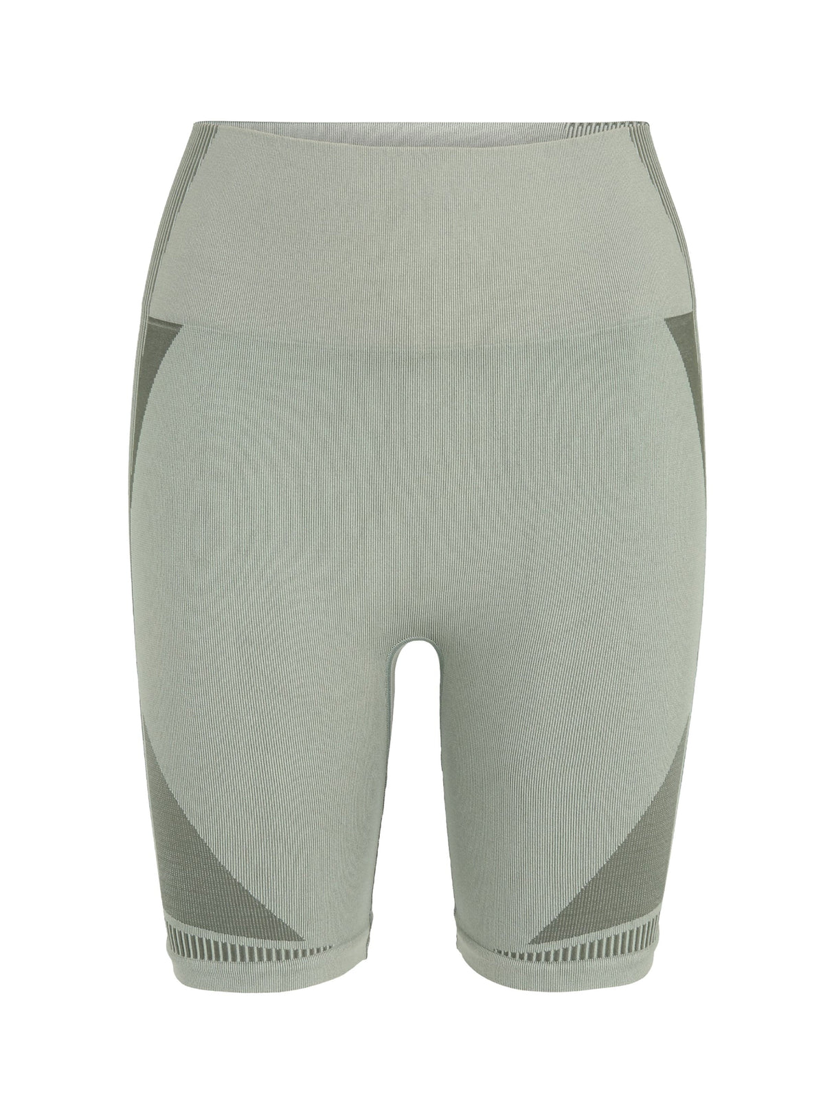 Image for Women's Side Ribbed Short Leggings,Green