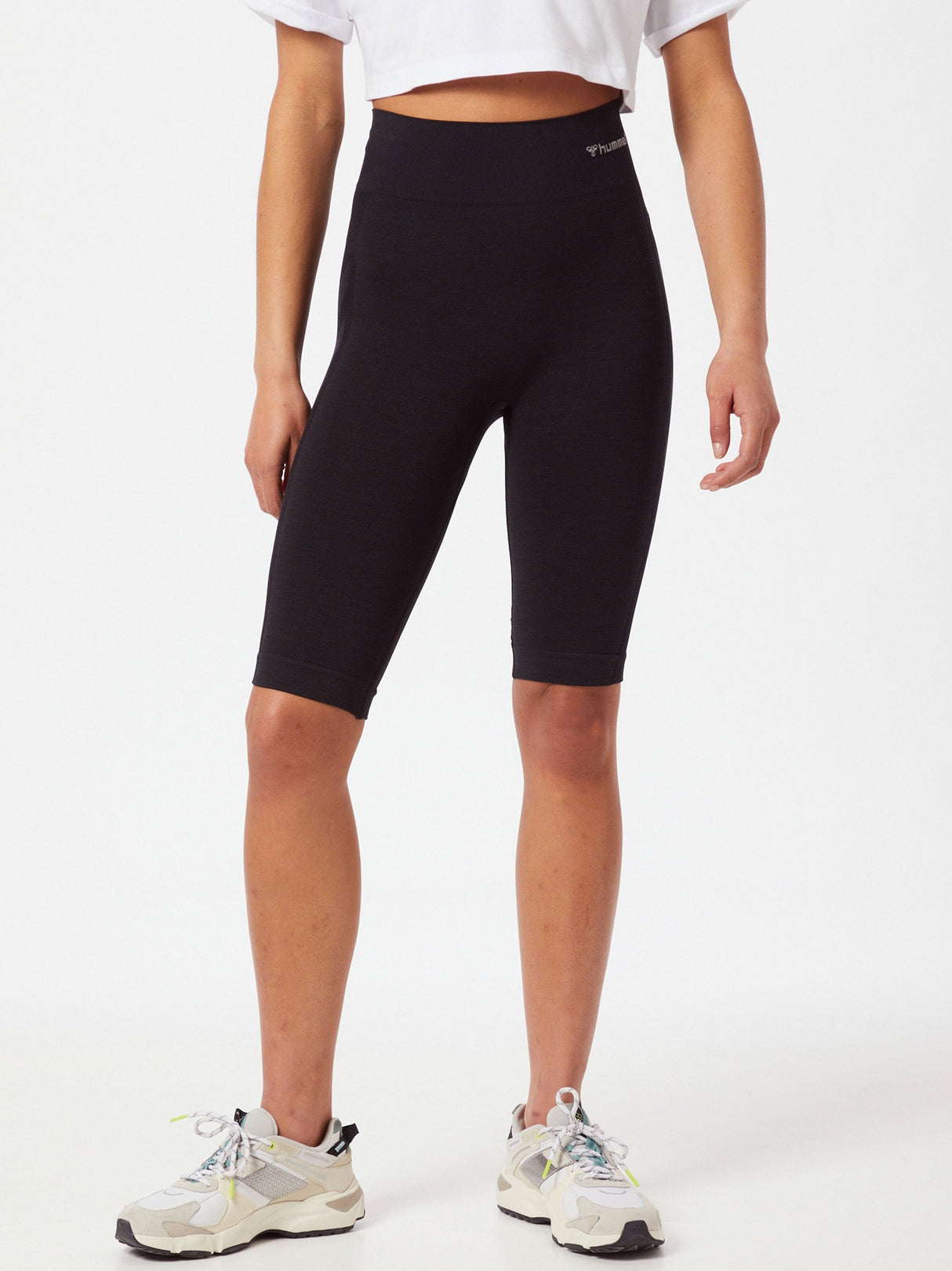 Image for Women's Printed Short Leggings,Black