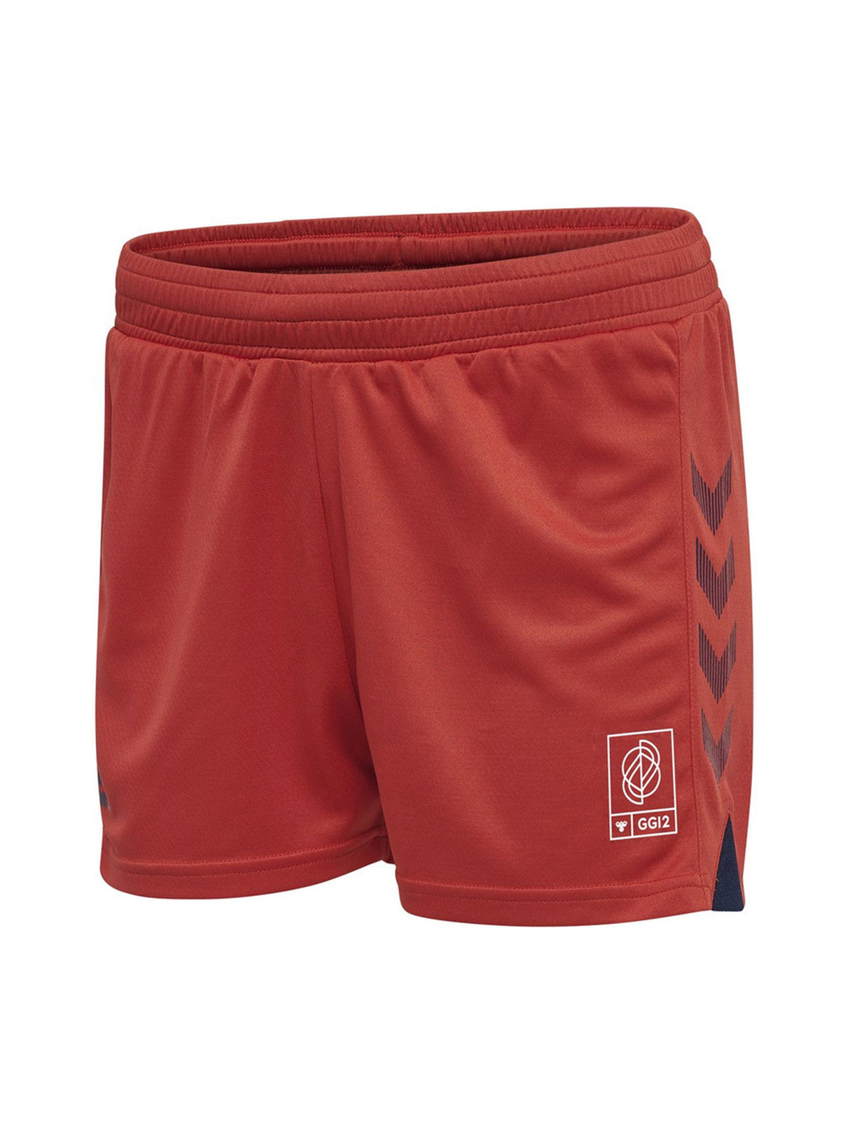 Image for Women's Printed Sports Shorts,Red