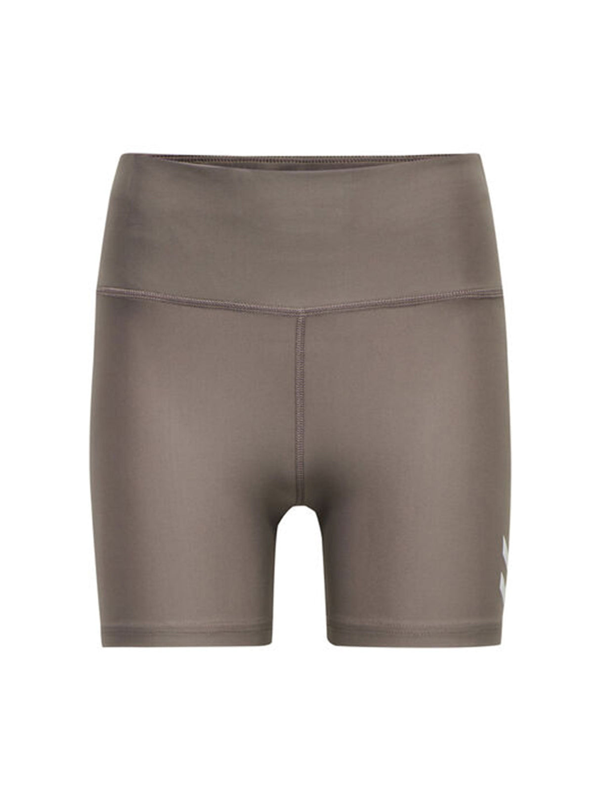 Image for Women's Brand Logo Printed Sports Shorts,Taupe