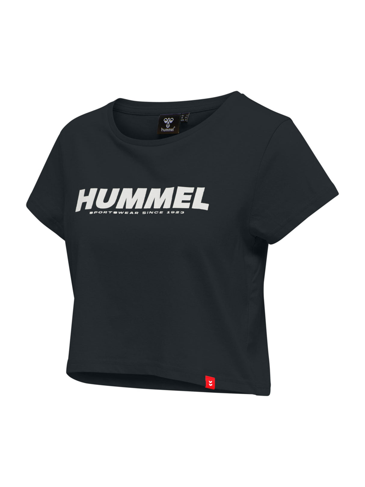 Image for Women's Printed Cropped T-Shirt,Black