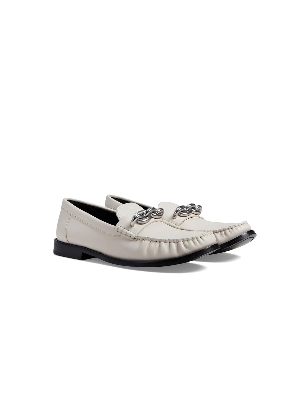 Image for Women's Textured Moccasins,Off White