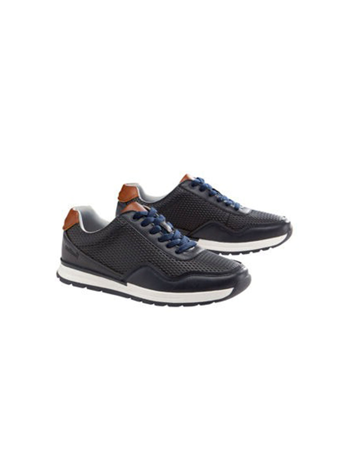 Image for Men's Textured Sneakers,Navy