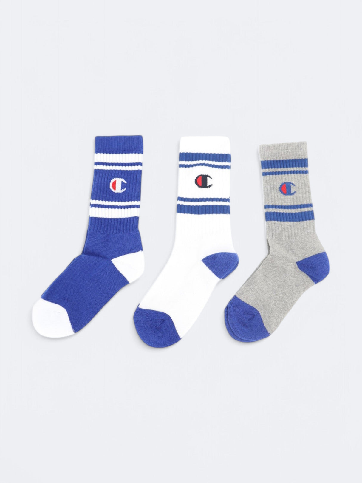 Image for Kids Boy's 3 Pairs Brand Logo Printed Long Socks,Multi