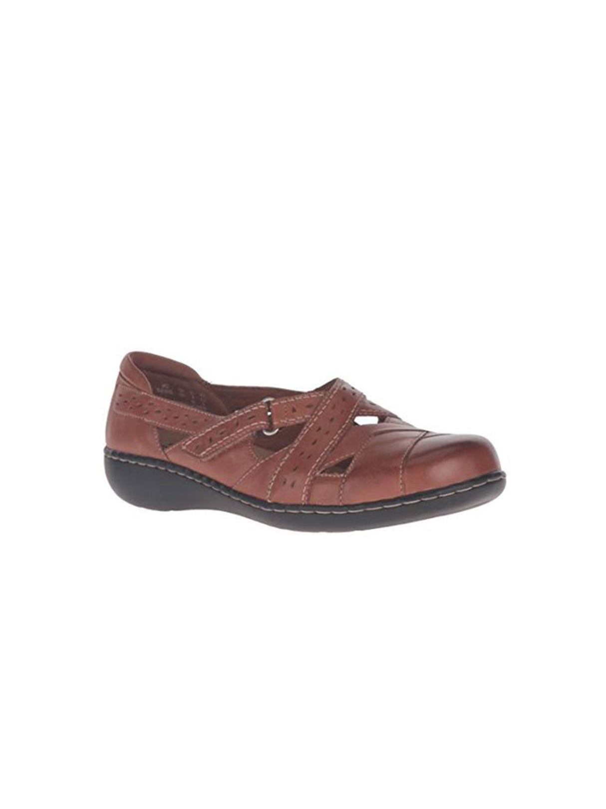 Image for Women's Textured Flat Shoes,Brown