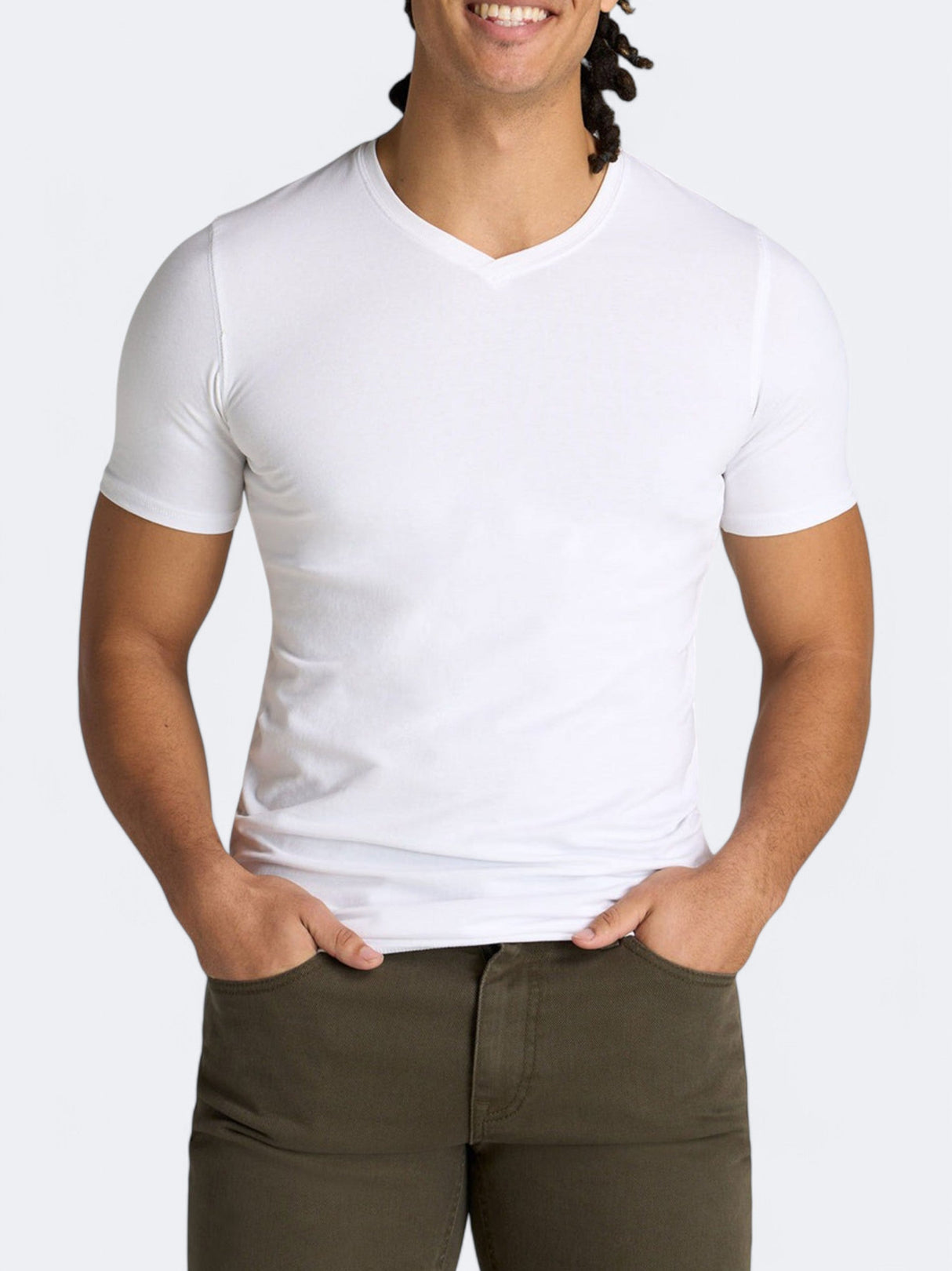 Image for Men's Plain T-Shirt,White
