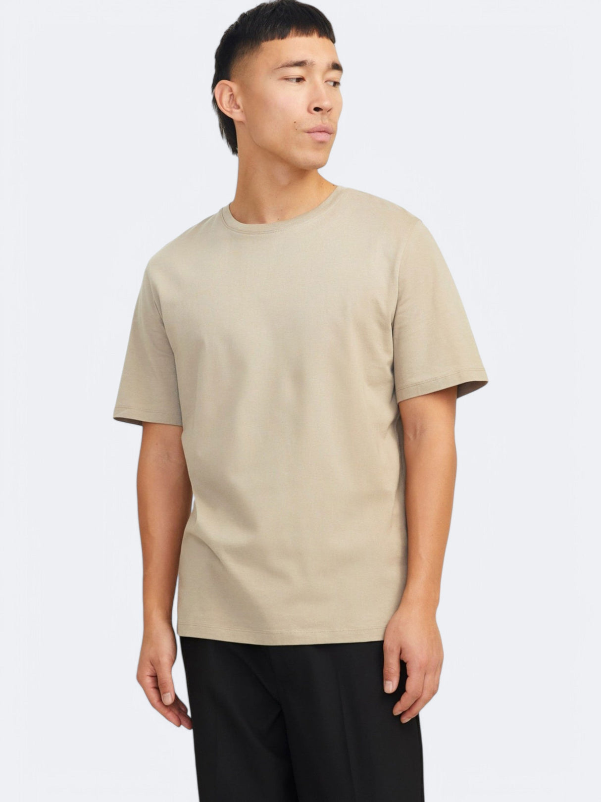 Image for Men's Plain T-Shirt,Beige