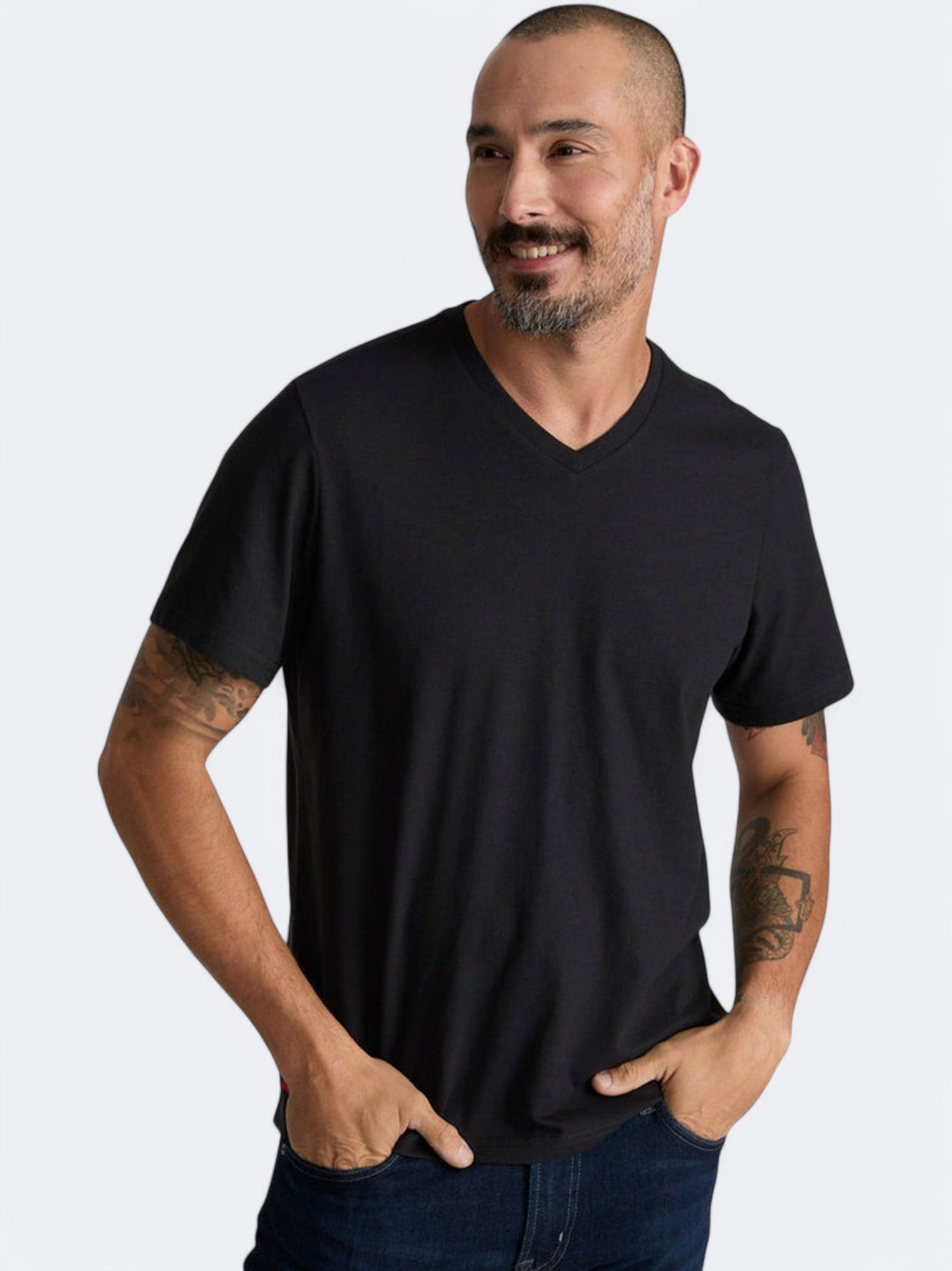Image for Men's Plain T-Shirt,Black