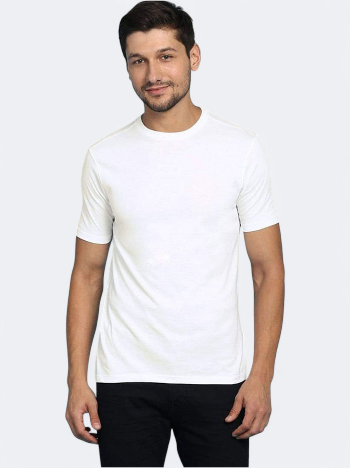 Image for Men's Plain T-Shirt,White