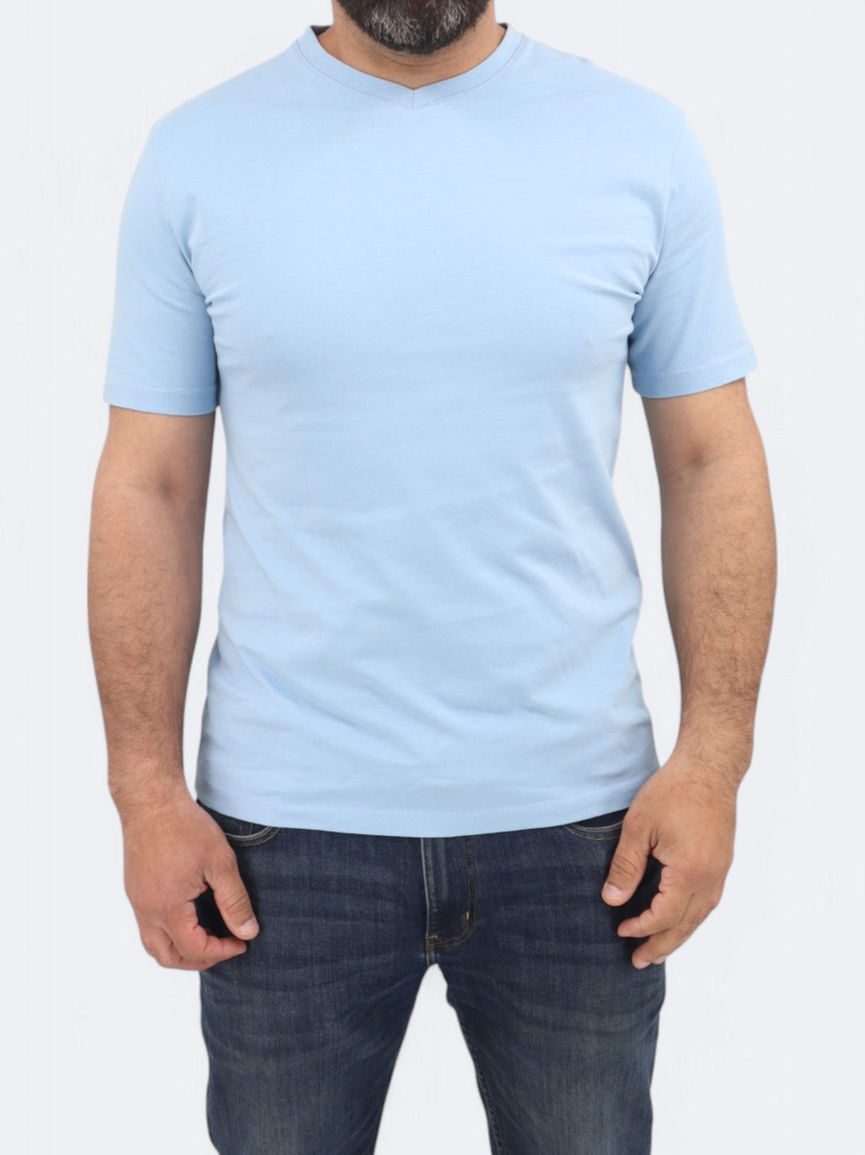 Image for Men's Plain T-Shirt,Blue