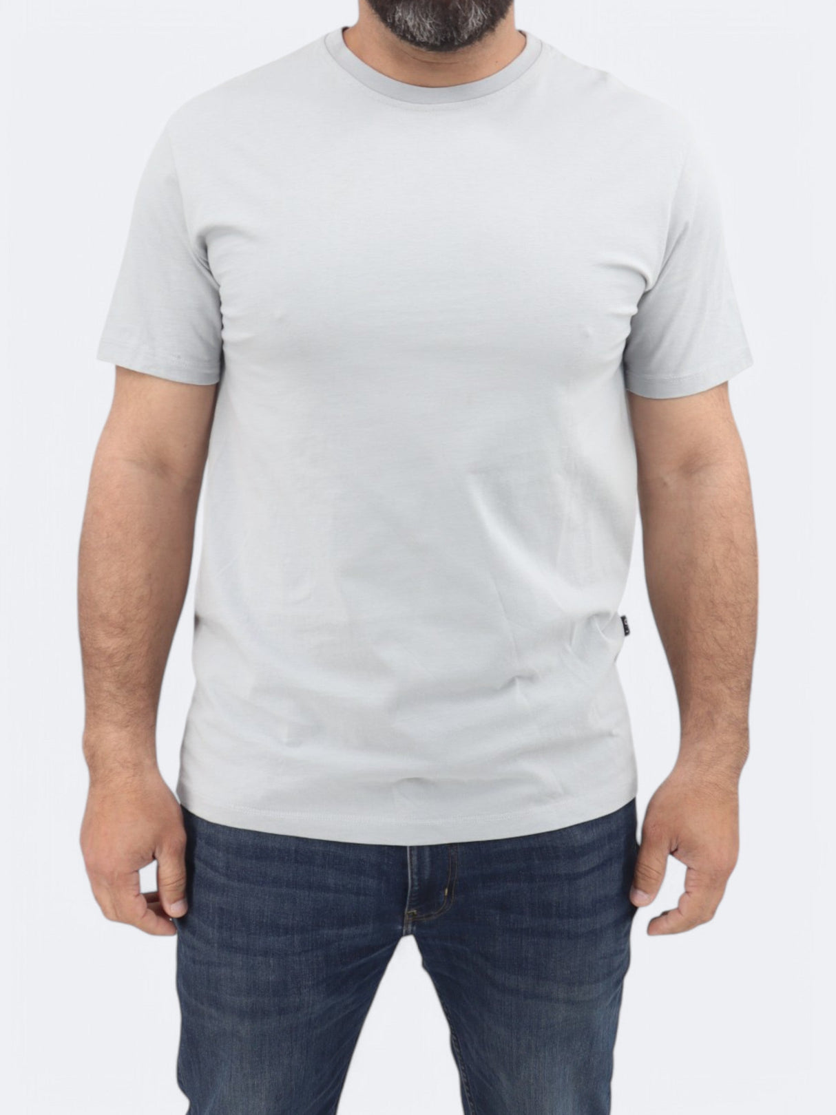 Image for Men's Plain T-Shirt,Grey