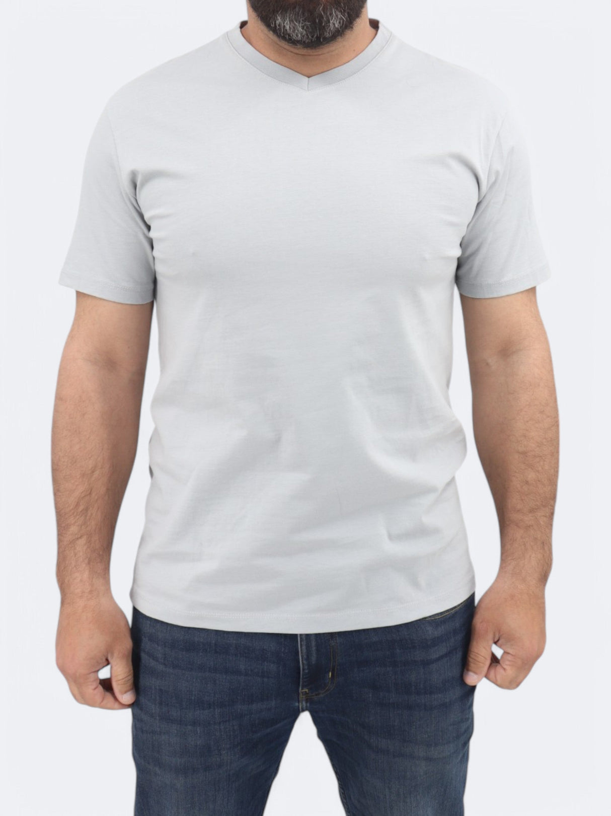 Image for Men's Plain T-Shirt,Grey