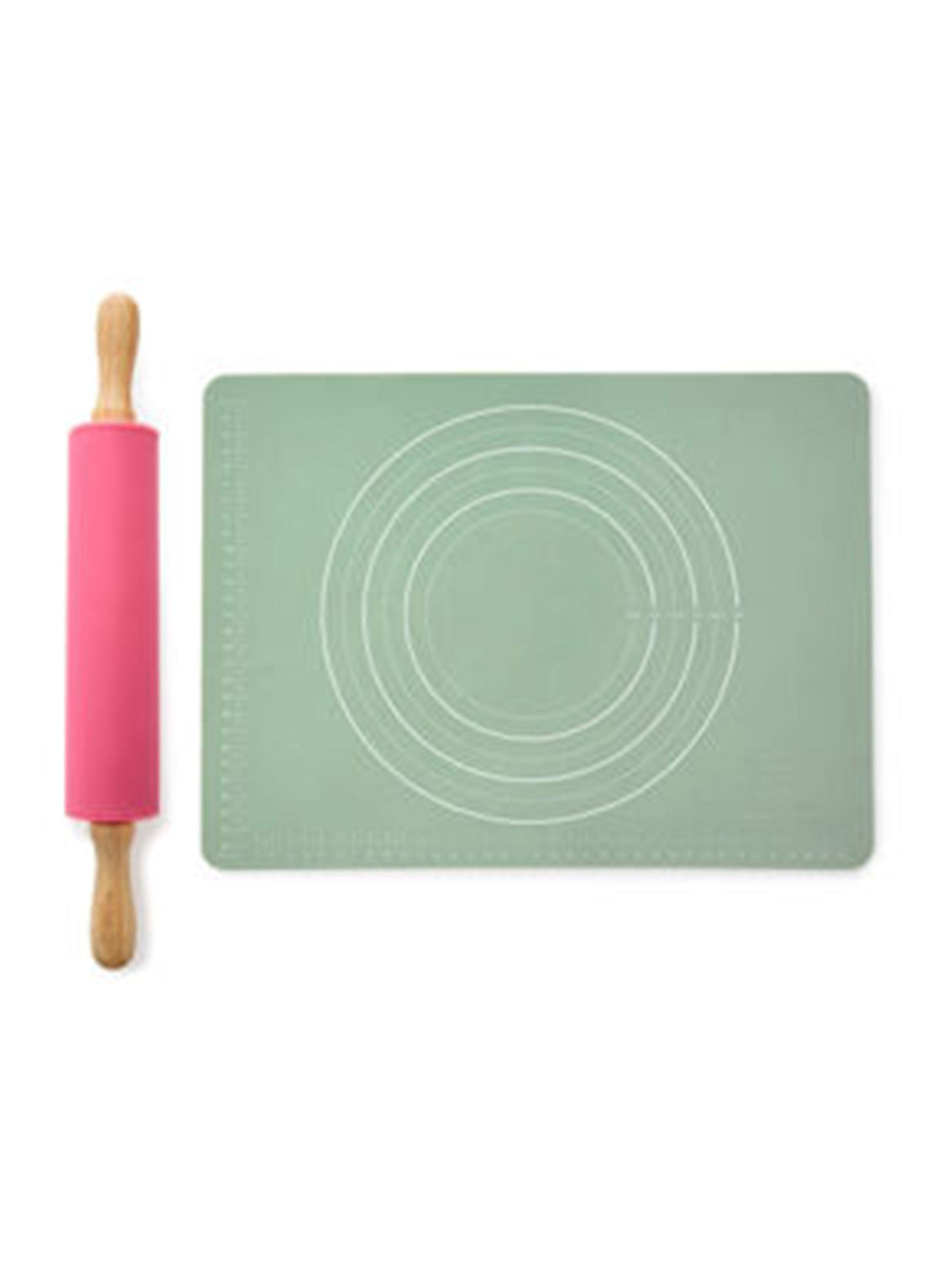 Image for Silicone Baking Mat And Rolling Pin