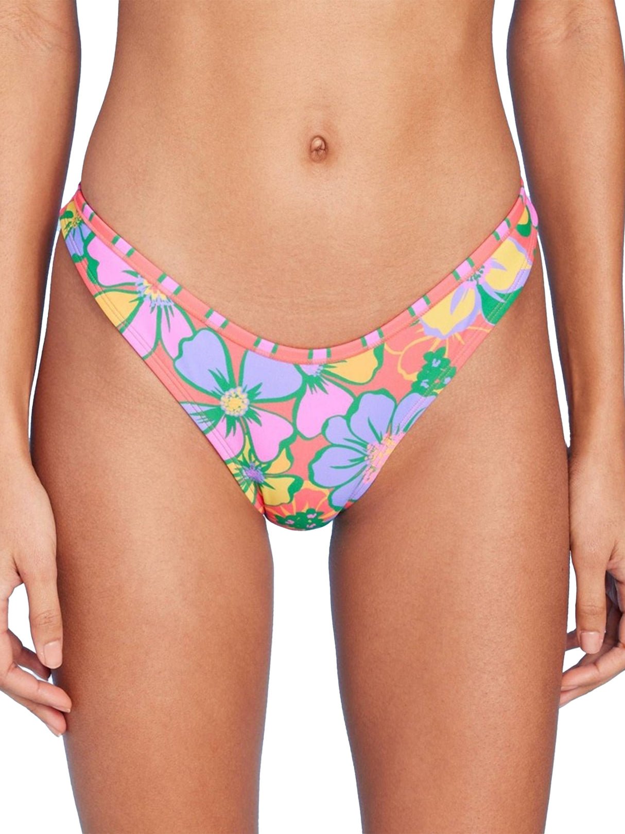 Image for Women's Low-Rise Ultra High Leg Super Cheeky Bikini Bottom,Multi