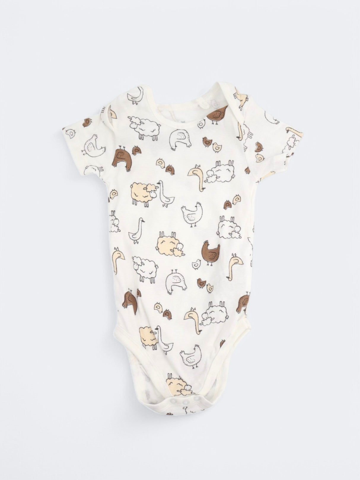 Image for Kid's Boy's Graphic Printed Bodysuit,White