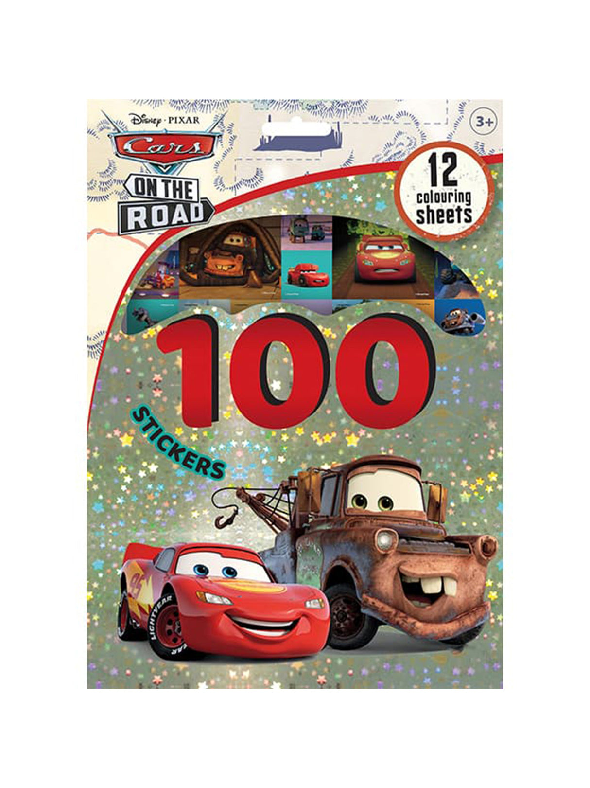 Image for 100 Stickers With Coloring Sheets Cars