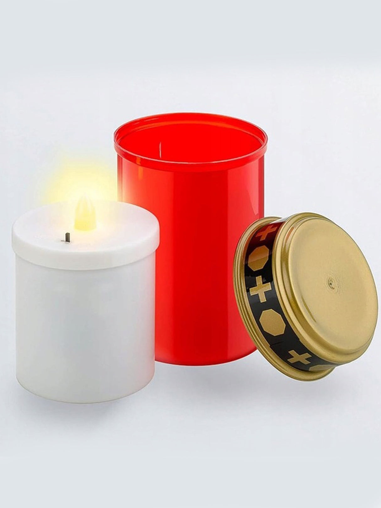 Image for Candle Led Red