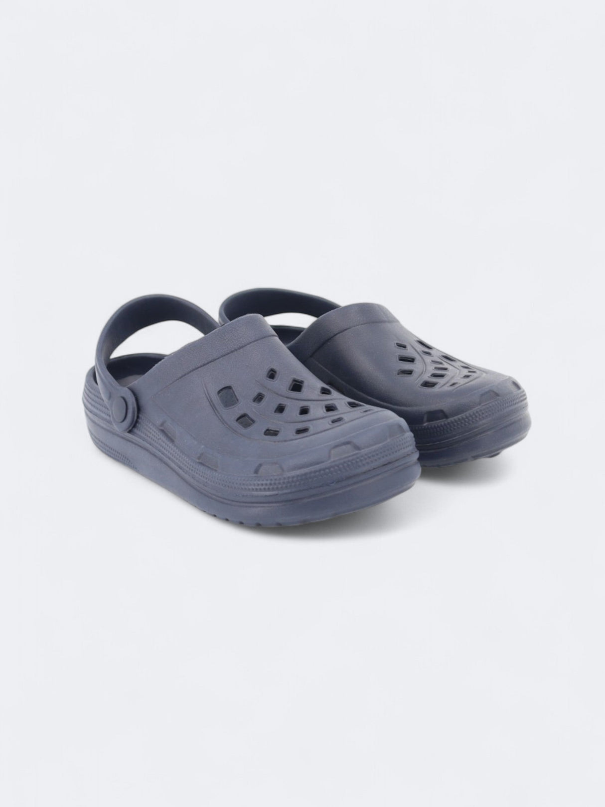 Image for Kid's Boy's Plain Slippers,Navy