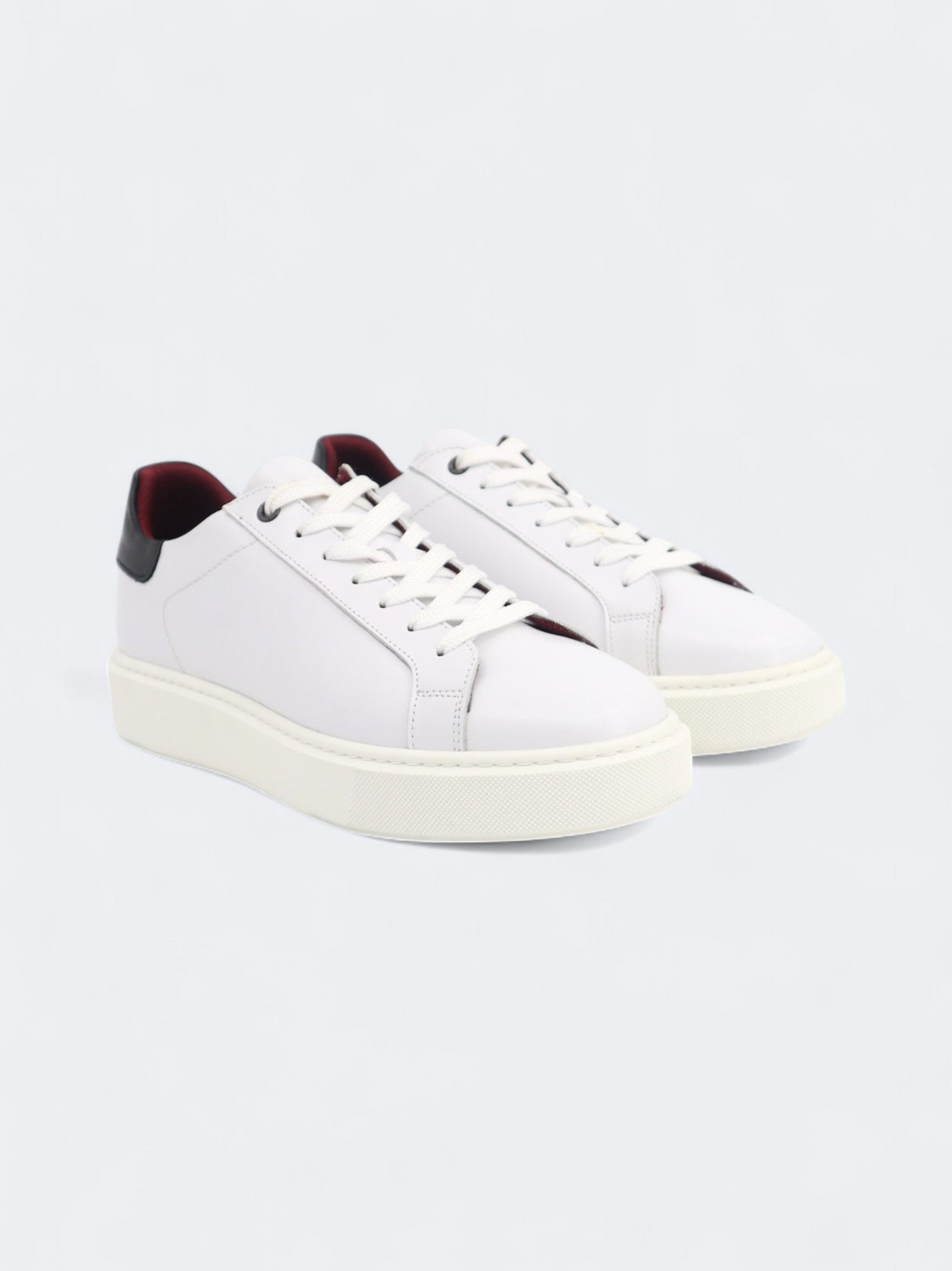 Image for Men's Plain Sneakers,White