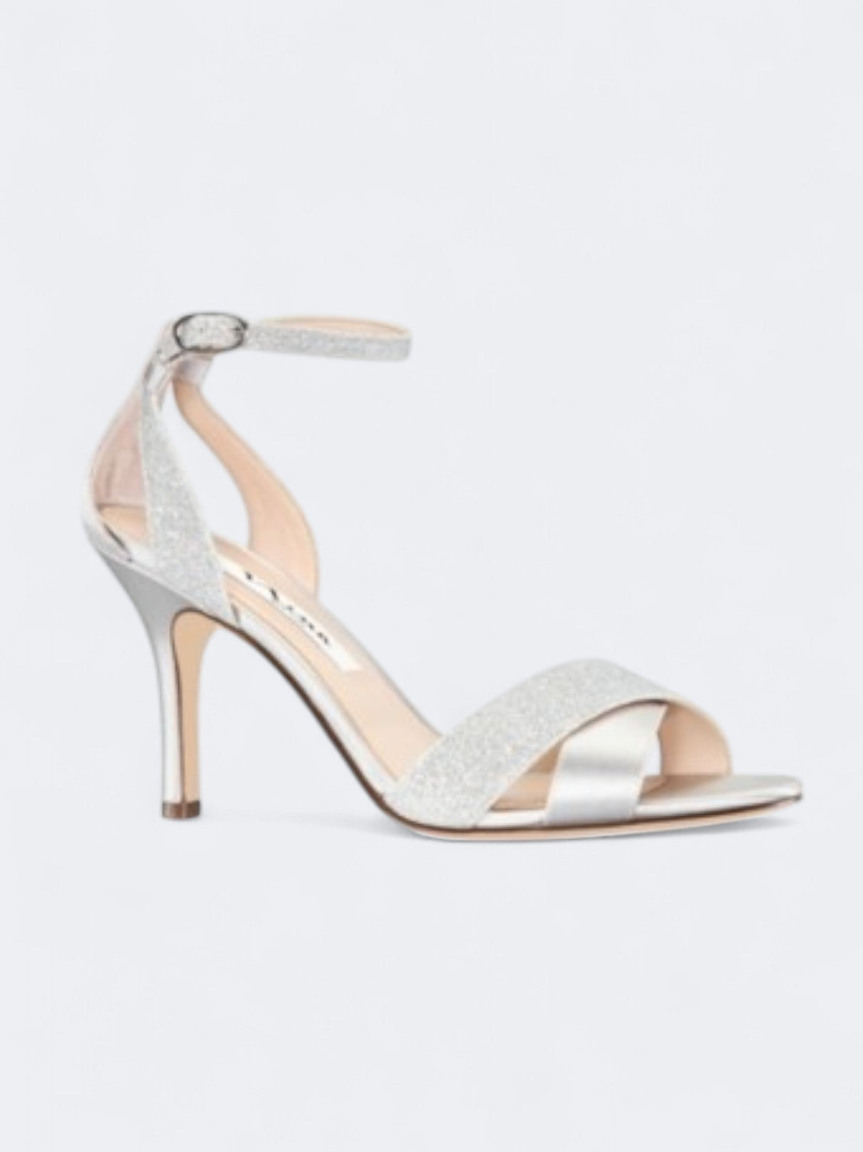 Image for Women's Glitter Venus Crisscross Stiletto Evening High Heeled shoes,Sliver