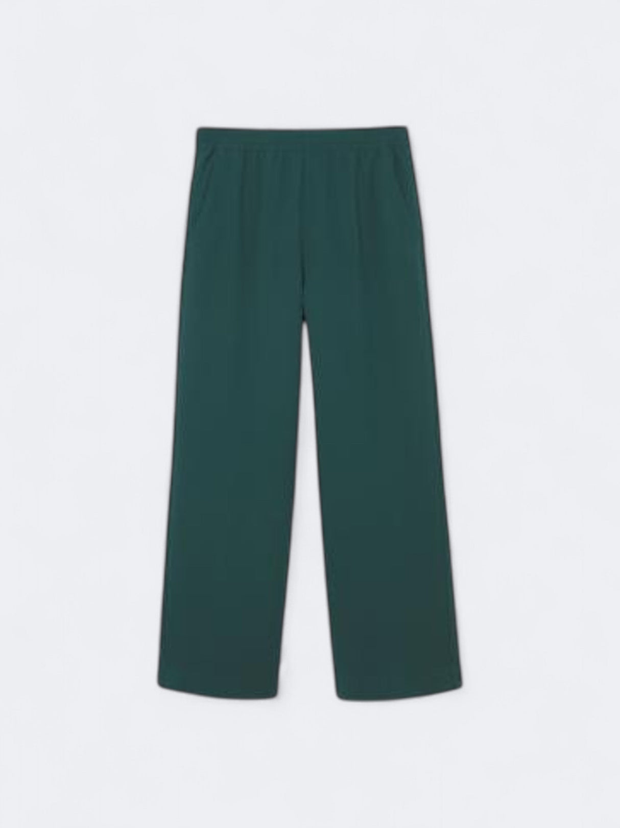 Image for Women's Plain Pants,Dark Green