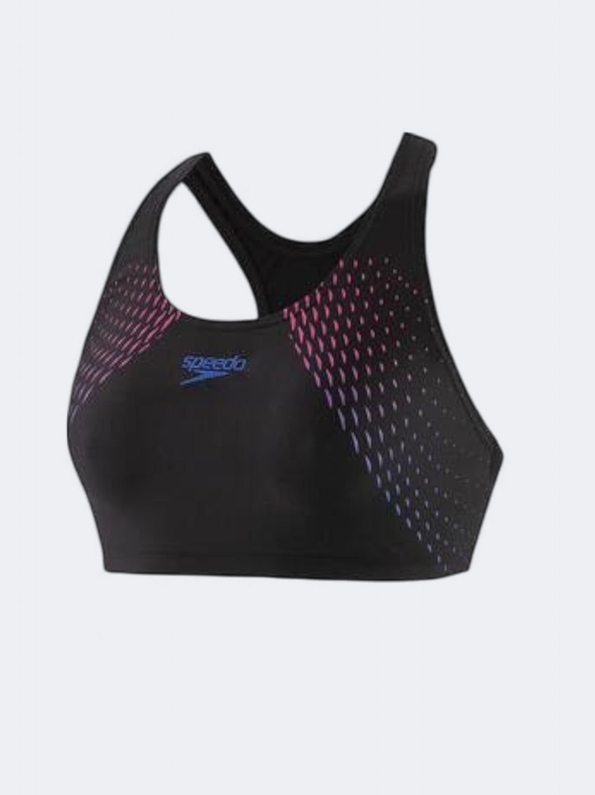 Image for Women's Graphic Printed Bikini Top,Black