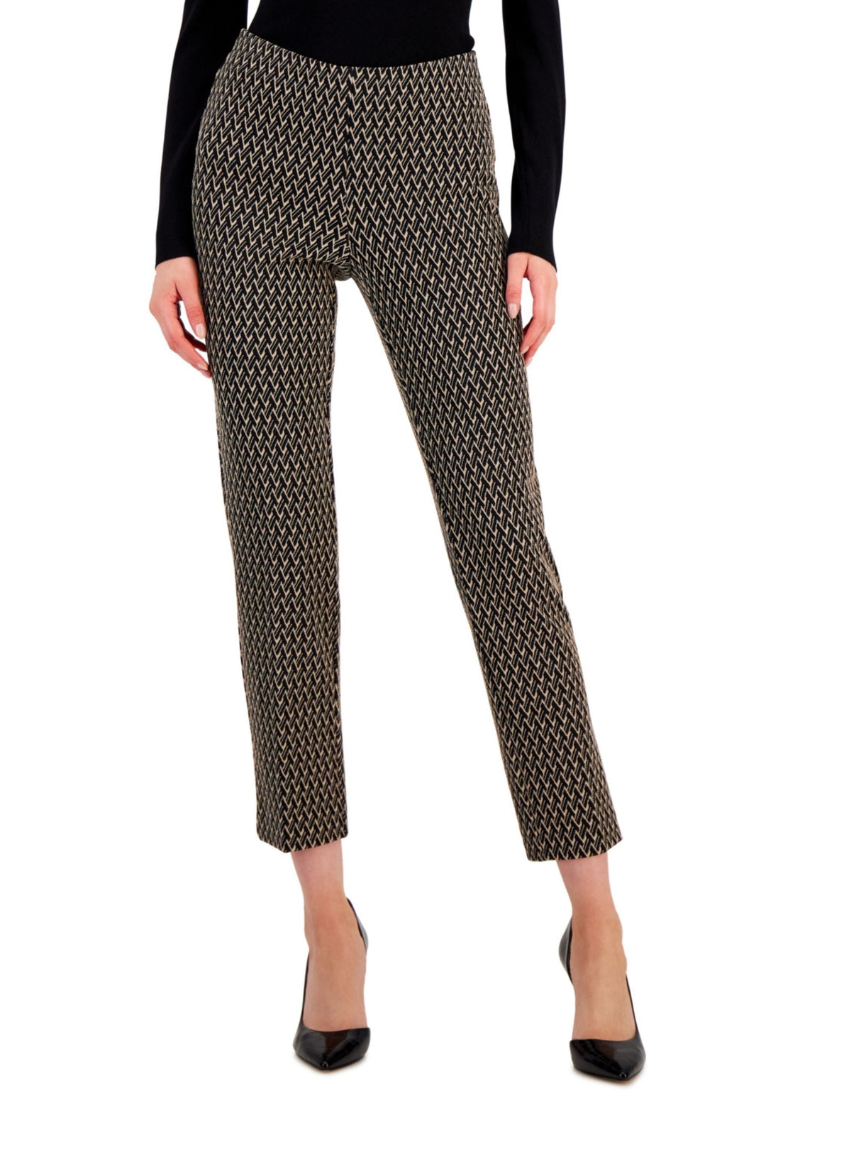 Image for Women's Graphic Pant,Black/ Beige