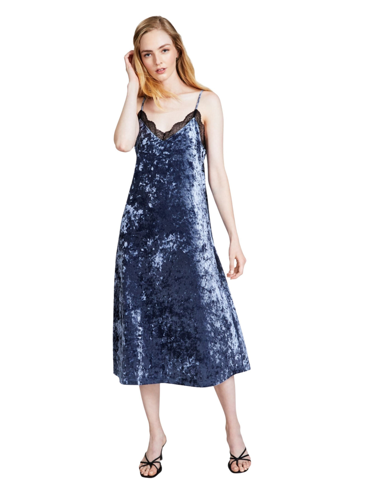 Image for Women's Textured Dress,Indigo