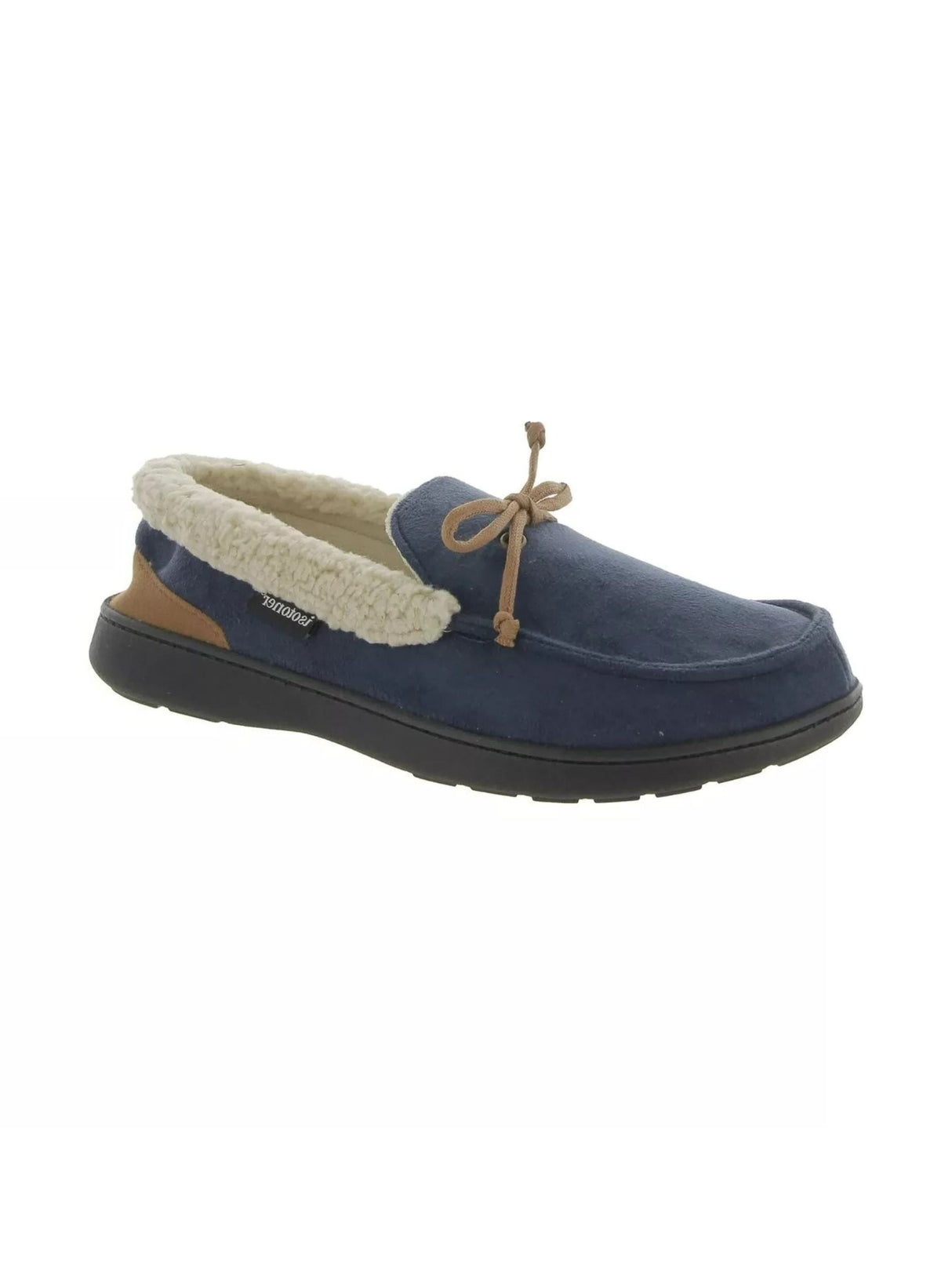 Image for Men's Lined Comfort Bootie Slipper,Navy