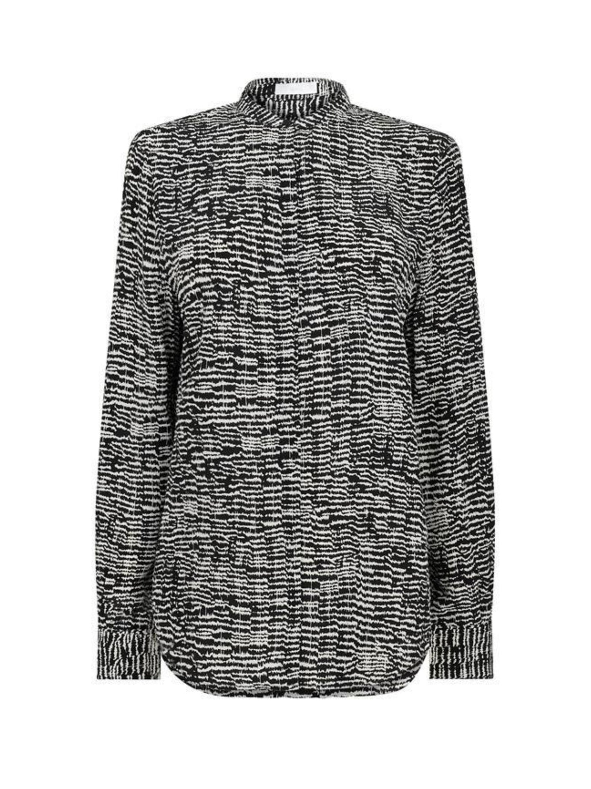 Image for Women's Graphic Printed Chemise,Black/White