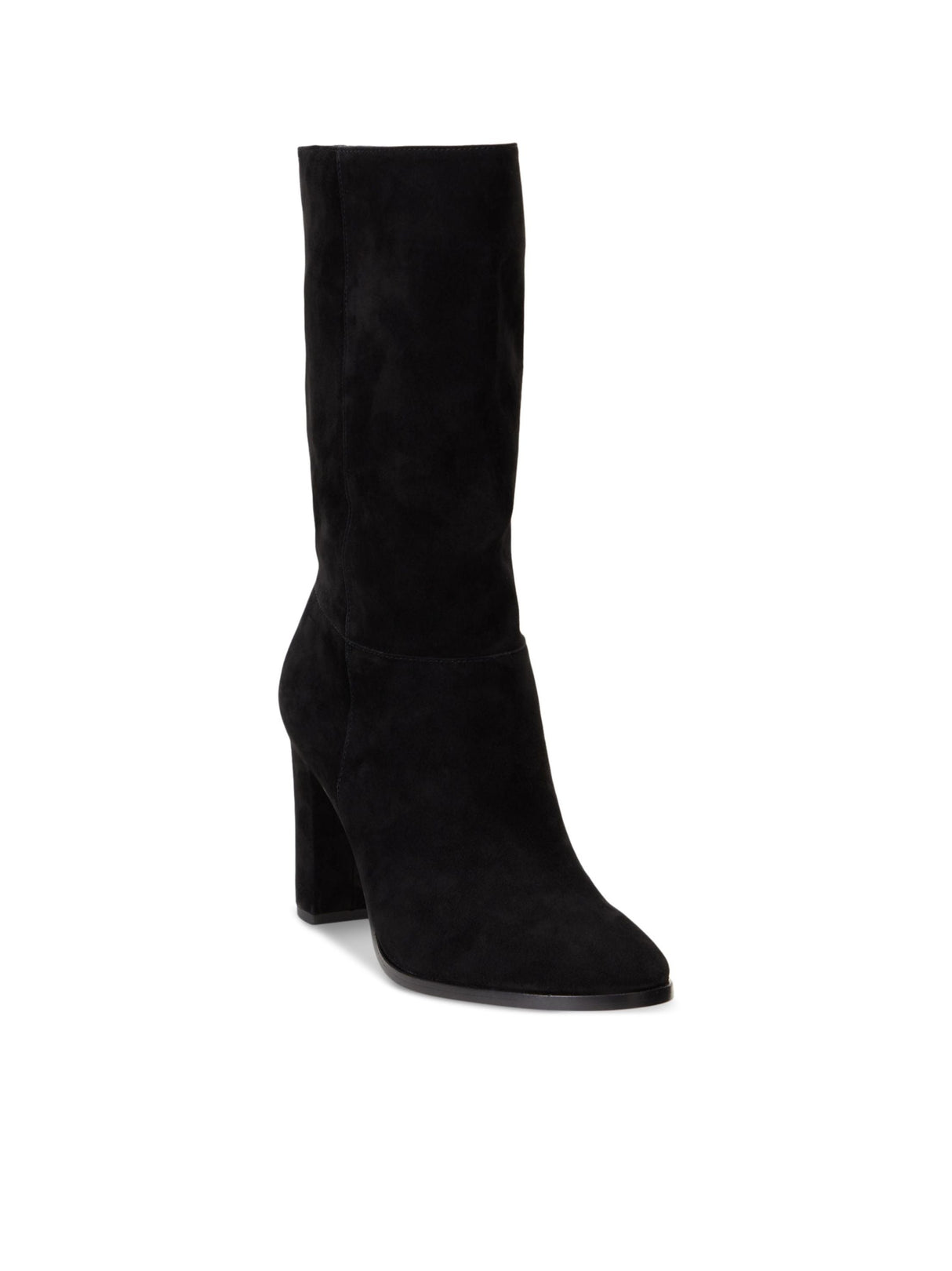 Image for Women's Plain Ankle Boots Heels,Black