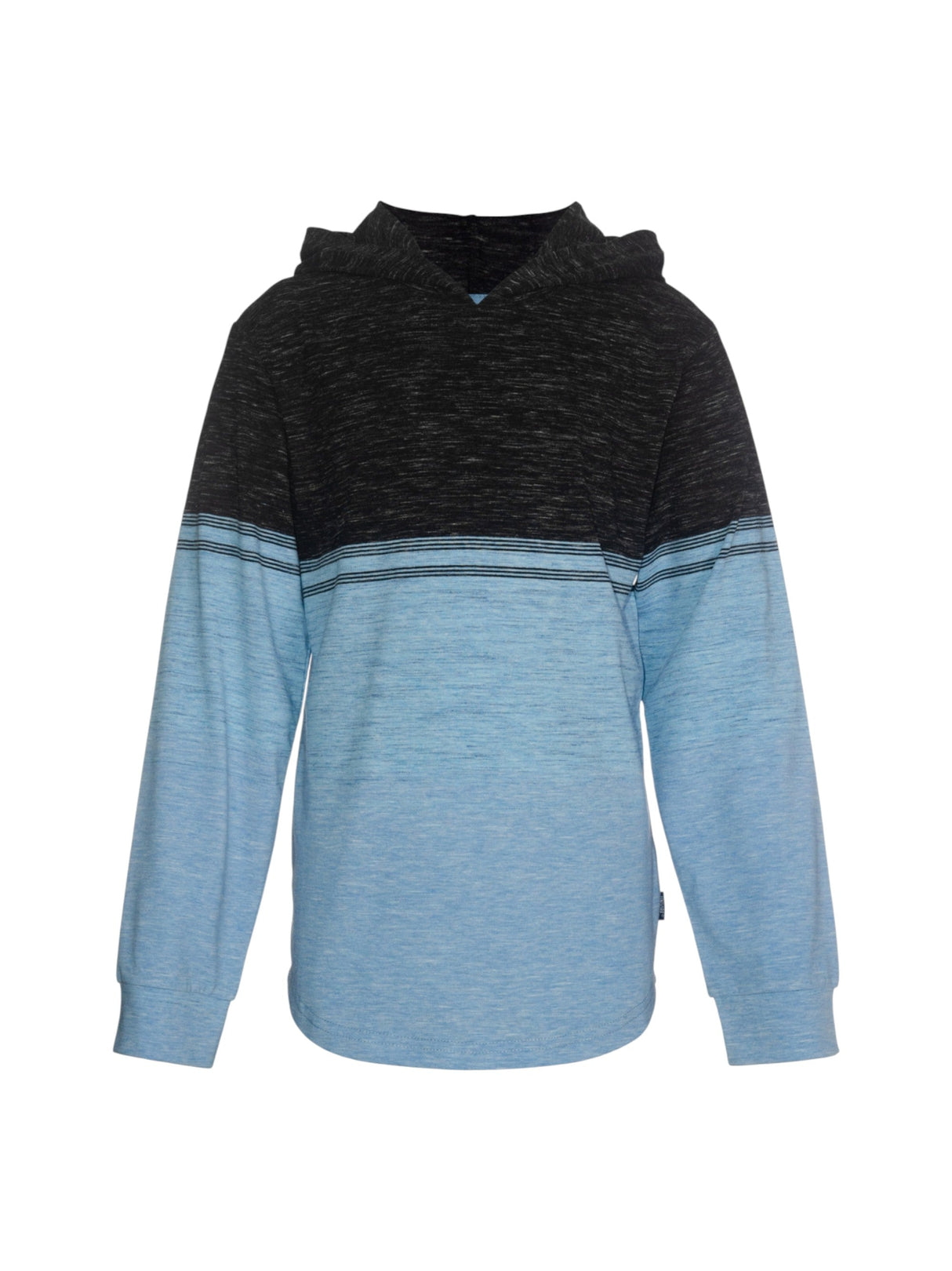 Image for Kids Boy's Heather Top,Blue/Black