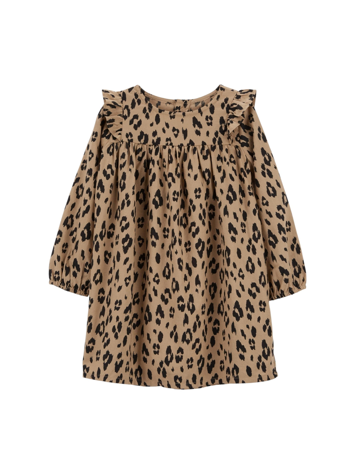 Image for Kids Girl's Leopard Printed Dress,Brown
