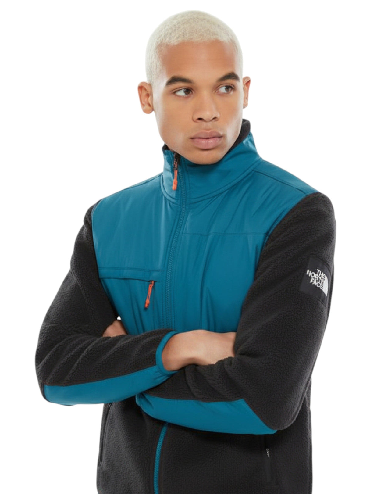 Image for Men's Colorblocked Jacket 4 Pockets,Black\Blue