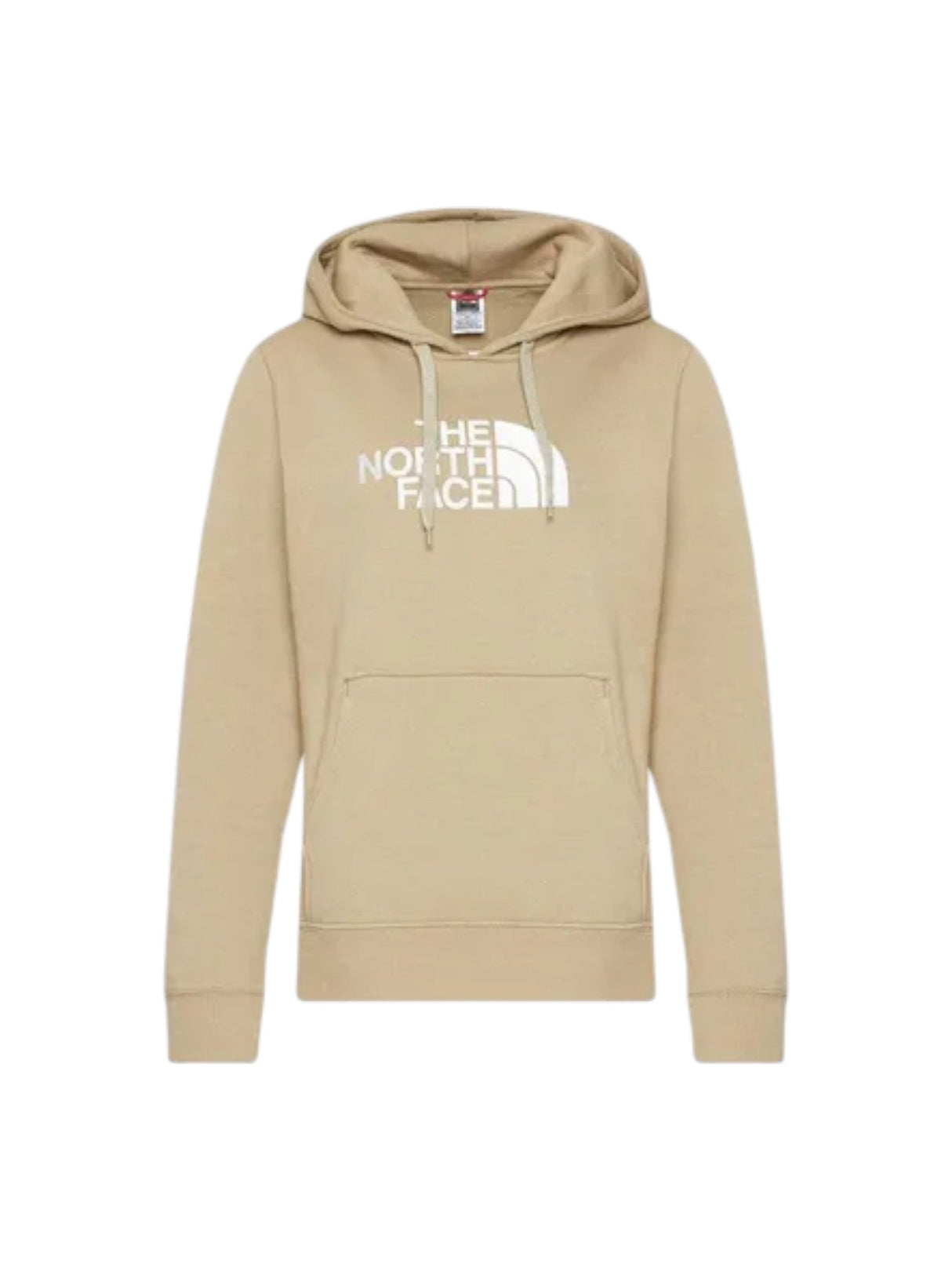 Image for Women's Brand Logo Printed Hoodie,Beige