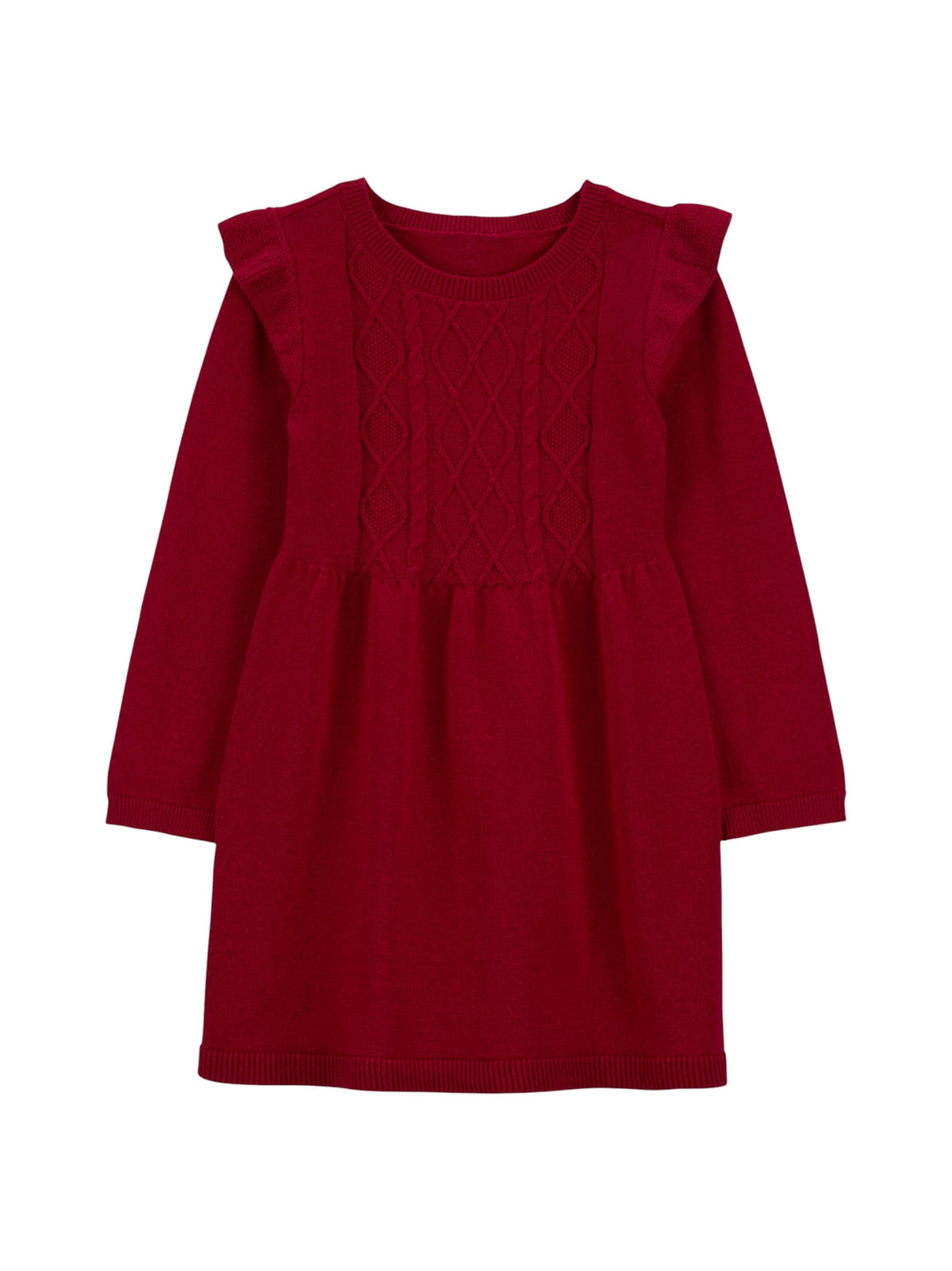 Image for Kids Girl's Knitted Dress,Red